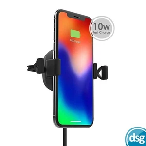 Mophie Wireless Charging Vent Mount for Cars ChargeStream Fast Charge in-car 10w - Picture 1 of 10