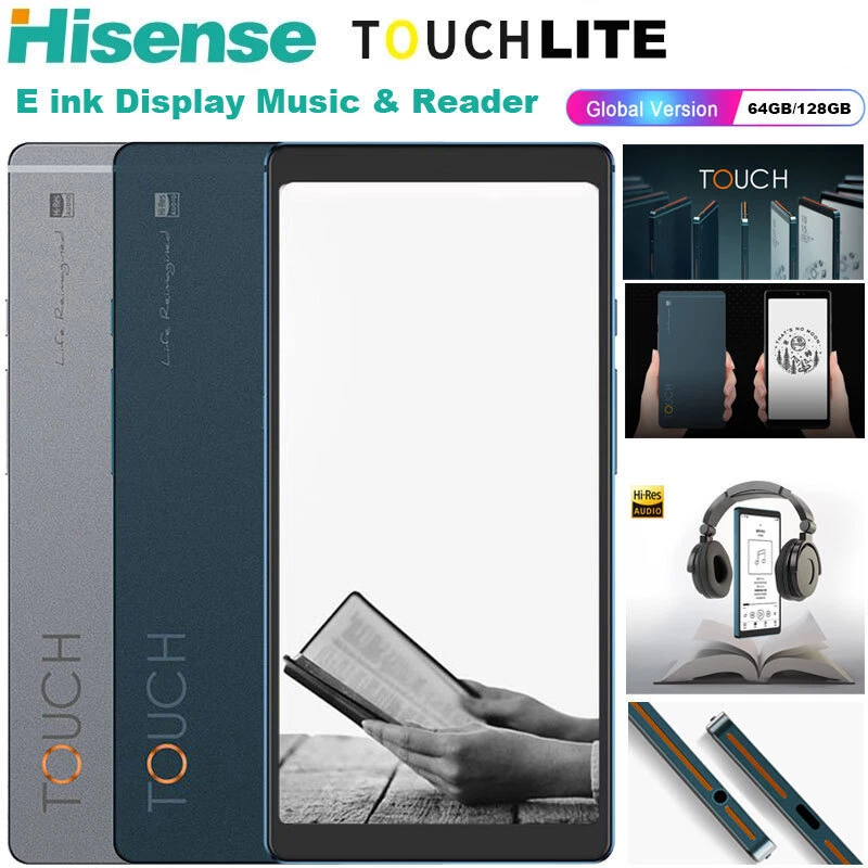 Hisense TOUCH LITE Android eBook eReader E Ink Screen Wifi HiFi Really Google - Image 1 of 4