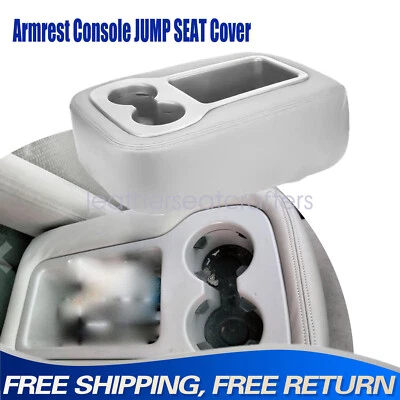 Para GMC Sierra Yukon 2007-2011 2012 2013 Gris Apoyabrazos Consola Salto Asiento Cubierta Foto 1 de 4