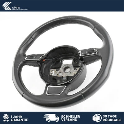 Lenkrad Lederlenkrad mit Multifunktionstasten Audi A4 8K B8 8K0419091BM - Bild 1 von 4