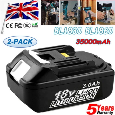 BONACELL 18V for Makita BL1815 BL1860 18Volt 3.5ah Lithium-ion LXT Battery BL1850 BL1830