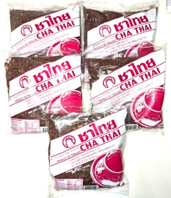 Hojas de té tailandés Cha 13 oz mezcla de té helado tailandés (paquete de 5) Foto 1 de 2
