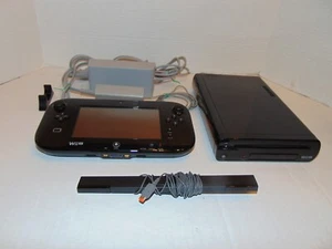 Nintendo Wii U Console w/ Accessories- Black 32GB - Picture 1 of 10