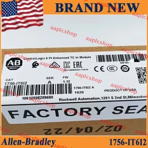 New Allen Bradley 1756-IT6I2 SER A ControlLogix 6 Point Input Module 1756IT612 - Picture 1 of 10