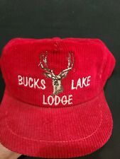Vintage Bucks Lake Lodge Snapback Hat