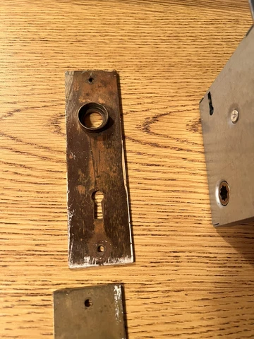 Vintage Metal Door Parts Cover