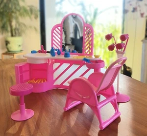 Salon de beauté Barbie par Mattel et Arco, Vintage 1987 (avec accessoires). - Imagen 1 de 8