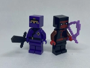 Lego Minecraft Ninja And Rogue Minifigures New From Set 21183 Retired. - Picture 1 of 6