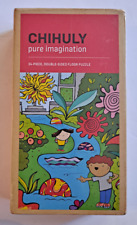 NEW in Box and Sealed Dale Chihuly Pure Imagination Puzzle 24 pcs Double-Sided