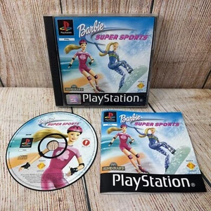 Barbie Super Sports Sony PlayStation 1 (PS1) Complete With Manual (PAL) - Picture 1 of 6