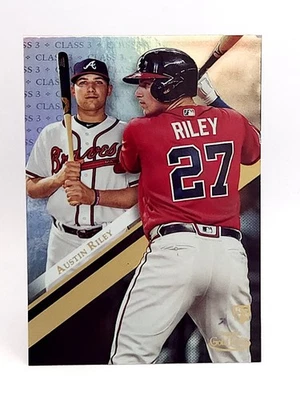 2019 Topps Gold Label - Austin Riley #60 Class 3 (RC) Atlanta Braves ROOKIE CARD - Image 1 of 2