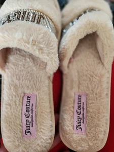 Juicy Couture slide slippers - WOMENS SIZE XL - 9.5 / 10.5 - Picture 1 of 6