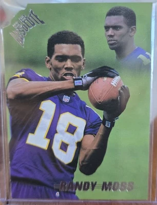 1998 Playoff Absolute #40 Randy Moss Minnesota Vikings Rookie - Image 1 of 2