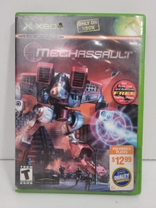 MechAssault (Microsoft Xbox, 2002) CIB Complete In Box VERY GOOD DISC CONDITION - Picture 1 of 7