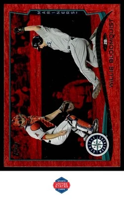 2014 Topps Update #US-49 Willie Bloomquist Red Foil - Image 1 of 2