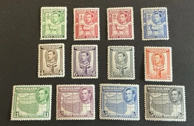 Somaliland George VI 1938 Definitive Set SG 93/104 Mint C/V £180.00 in 2025. - Image 1 of 2