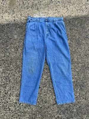 Vintage Dockers jeans loose fit 38x34 pleated y2k baggy  - Image 1 of 4