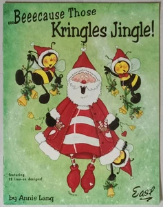 Libro de pintura de colección Beeecause Those Kringles Jingle de Annie Lang 1998 - Imagen 1 de 7