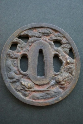 Tsuba (guardamanos) para espada japonesa Katana o Wakizashi 0402B4G Foto 1 de 4