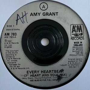 Amy Grant - Every Heartbeat - 7” Vinyl Single - Picture 1 of 3