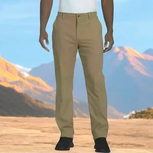 Gerry Herren Venture Fleece gefütterte Hose mit Stretchstoff in Khaki Größe 36x34 Neu mit Etikett - Bild 1 von 6