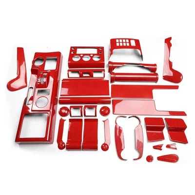 For Toyota FJ Cruiser 2007-2021 ABS Carbon Fiber Car Interior Air Vents Cover — 第 1/4 张图片