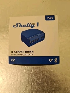 WiFi-operated smart switch, 1 channel 16A Shelly Plus 1 x2 - Picture 1 of 3