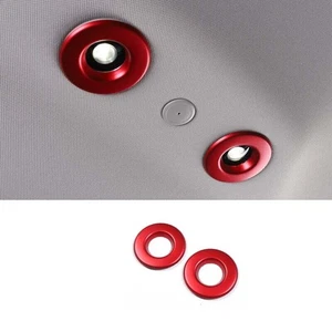 Cover Trim Rear Reading Lamp Frame For Honda CR-V CRV 2023-2024 2PCS Matte Red - Picture 1 of 4