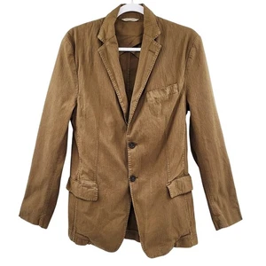 Giacca blazer uomo vintage Banana Republic marrone velluto a coste 100% cotone taglia 38 - Foto 1 di 12