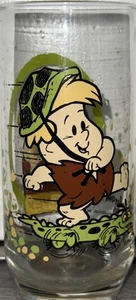 Hanna Barbera Pizza Hut 1986 Flinstones Barney Character Glass Collectible 80’s. - Picture 1 of 24