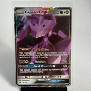Pokemon TCG Genesect GX 130/214 SM-Lost Thunder Ultra Rare Holo NM Card - Picture 1 of 6