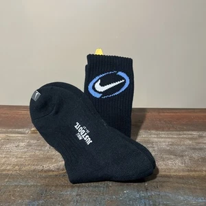 Vintage Nike Socks 90s Black UNC Sky Blue Tube Just Do It New🦄 - Picture 1 of 3