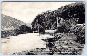 BRIDGE POTOMAC RIVER HARPER'S FERRY WEST VIRGINIA WV POSTAL 1907-10 - Imagen 1 de 2