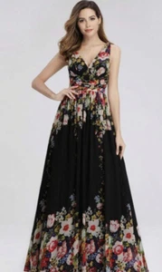 Semi-formal Chiffon Maxi Dress Only Worn Once #Maxi #chiffon #MaxiDress - Picture 1 of 3