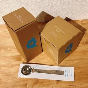 Marimekko Blue Bottle Oiva Mug + 360 Traveler + Spoon Set Japan Limited - Picture 1 of 7