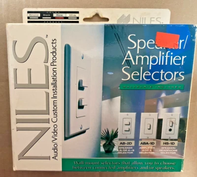 INTERRUPTOR SELECTOR DE ALTAVOCES/AURICULARES NILES HS-1D (Hueso) Foto 1 de 2