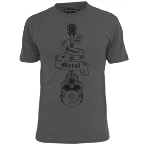 Camiseta para hombre The Power Of Metal Scroll Metallica Motorhead Maiden Sabbath pesada - Imagen 1 de 2