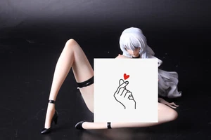 Sexy Annette Bunny Girl Resin PU Statue 1/4 Scale Cast Off Black or White - Picture 1 of 4