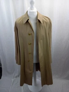 Burberry trench coat vintage raincoat beige with Nova check lining 48 reg - Picture 1 of 19