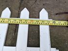 12 X 3ft Long   White Plastic Picket Fencing, Lawn Border Edge Garden Fence