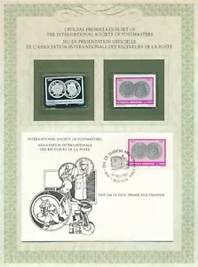 Argentinien 1981 Münzen Präsentationsset mit FDC, Silber und postfrisch Briefmarke und COA - Bild 1 von 2