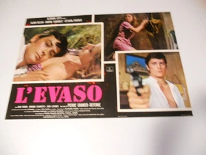 FOTOBUSTA ORIGINALE L'EVASO ALAIN DELON OTTAVIA PICCOLO 1971 - Foto 1 di 1