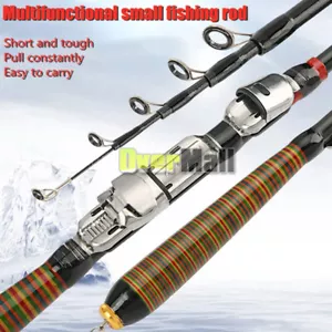 Telescopic Fishing Rod, Collapsible Fishing Rod Small Extendable Fishing Rod NEW - Picture 1 of 13