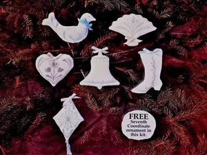 Cathy Needlecraft INC Embroidery Victorian Ornaments Kit #0334 Dove Bell SEALED - Picture 1 of 5