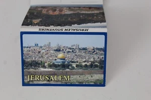 Carpeta de postales de Jerusalén libro desplegable recuerdos guía turística - Imagen 1 de 11