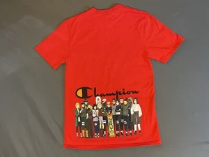 Champion x Naruto Group Red T-Shirt Limited Edition Men’s Size Small - Picture 1 of 7
