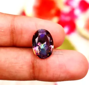 Piedras preciosas sueltas certificadas bicolor alejandrita forma ovalada natural mejor oferta - Imagen 1 de 9