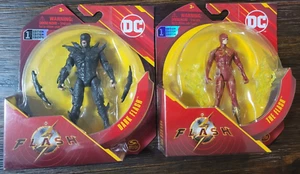 Spin Master DC The Flash DARK FLASH + THE FLASH 4” Action Figures 1st Edition - Picture 1 of 2