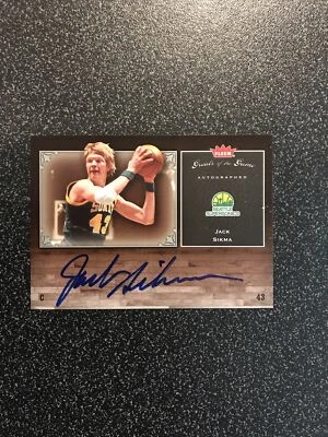 2005-06 Fleer Greats of the Game Jack Sikma Autograph Auto #GG-SI Supersonics - Image 1 of 2