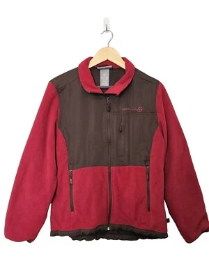 Free Country FC Women's Jacket Size Large Burgundy Fleece Lined Full Zip Top - Image 1 of 4